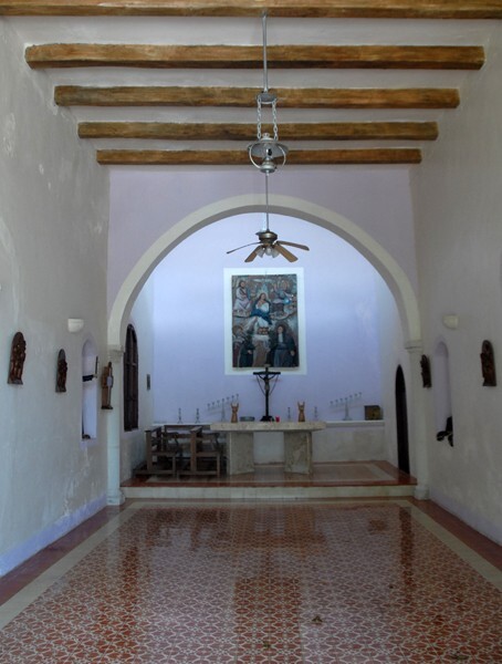 Hacienda Chichén, San Isidro chapel, nave - Piste, Yucatán
