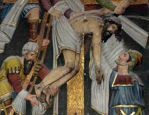 Deposition, detail - Capilla Sagraria