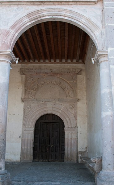 Portería, cloister portal - San Miguel Arcángel, façade & portería