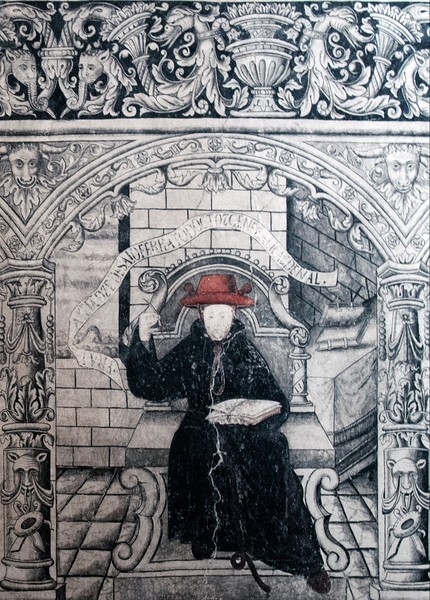 Upper tier, central mural - West wall murals