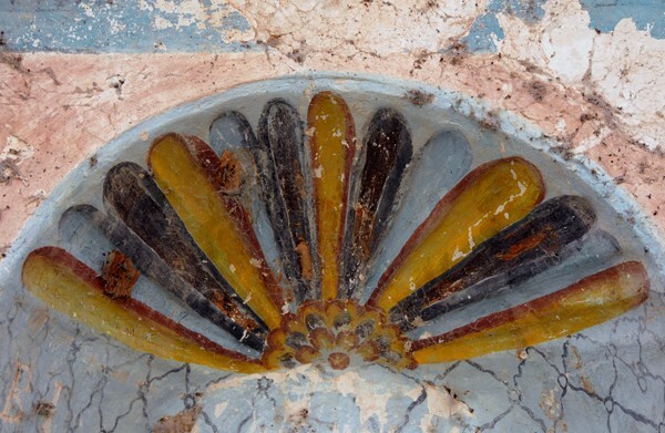 San Antonio, nave niche detail - Ticum, Yucatán
