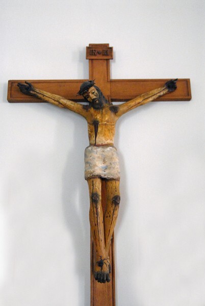 Crucifixion, corn cane (caña de maíz) - Museo Francisco Cossío (Casa de la Cultura)