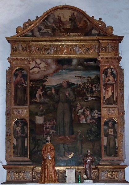 South nave wall San Francisco retablo - Señor Santiago