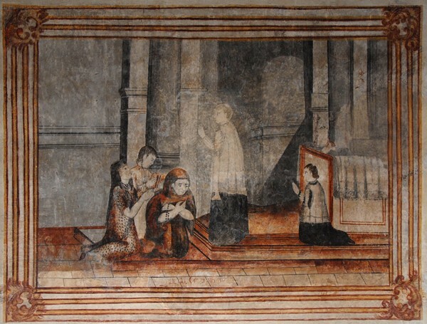 Penance - Lower cloister walk murals