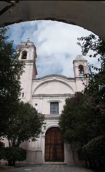 San Juan Bautista, façade & bell-towers - Cuauhtinchán, Puebla