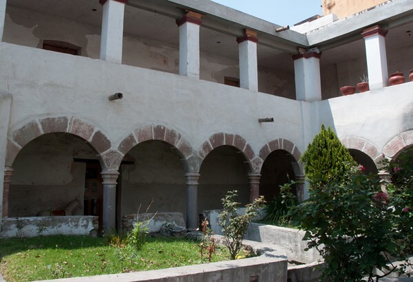 Cloister - Cloister grisaille murals