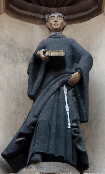 San José, Tercera Orden, W portal, niche sculpture, St. Bonaventure - Toluca, México