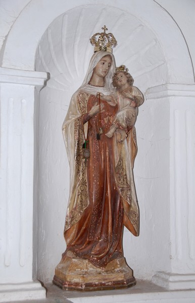 San Antonio de Padua, nave sculpture, Our Lady of the People - Tekit, Yucatán
