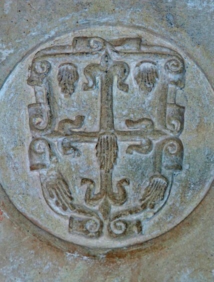 15_Yanhuitlan, Oaxaca, Santo Domingo, convento, medallion6 - Convento & Cloister