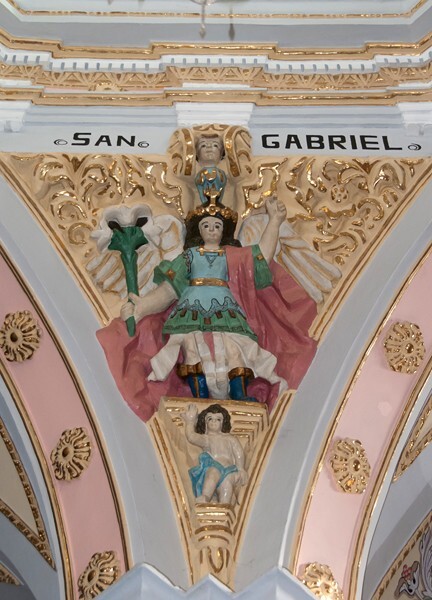 San Francisco, cupola pendentive, St. Gabriel - Tetlanohcan, Tlaxcala