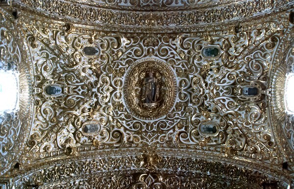 Nave vault, Charity - Capilla del Rosario