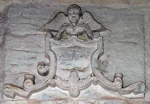 15_Yanhuitlan, Oaxaca, Santo Domingo, convento door relief - Convento & Cloister