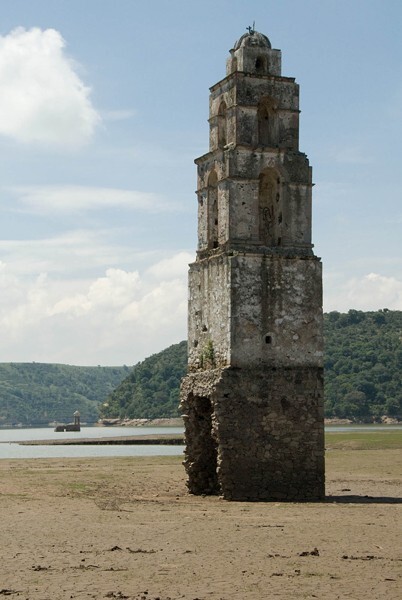 San Luis Rey de Francia, bell-tower - San Luis Taxhimay, México