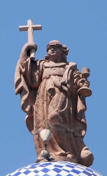 La Transfiguración de Christo, Sagrario dome sculpture, Faith - La Transfiguración de Cristo