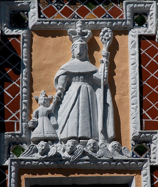 Façade, second story relief, St. Joseph - San José