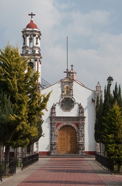 San Jerónimo, façade & bell-tower - Xonacahuacan, México