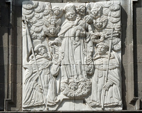 Façade relief, Our Lady of Ransom - La Merced