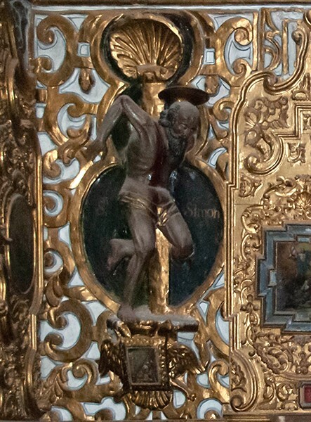 W transept, La Inmaculada Concepción altar, St. Simon (Peter) - West Transept