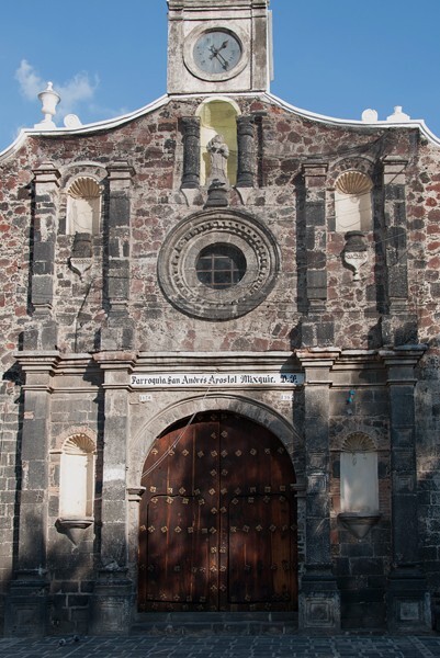 San Andrés, façade - Mixquic, México