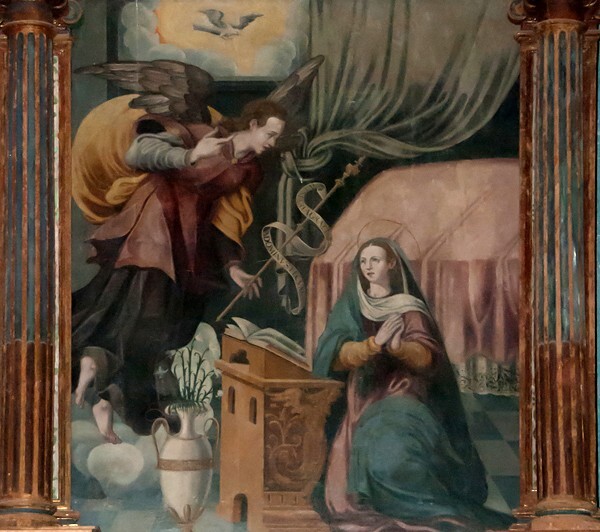 High altar, Annunciation - San Juan Bautista, nave & altars