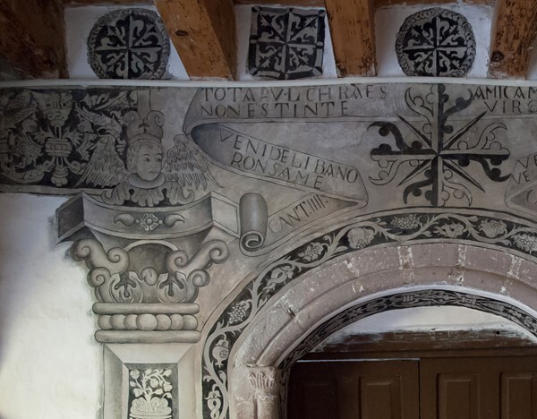 La Asunción de Nuestra Señora, lower cloister wa - Amecameca, México