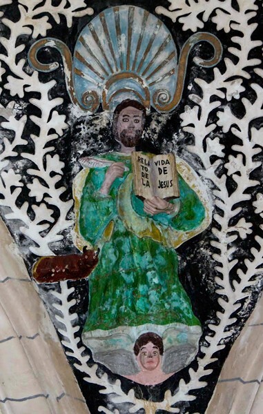 Santa Catarina, cupola pendentive, St. Luke Evangelist - Ixtepeji, Oaxaca