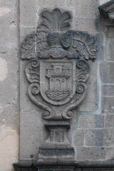 Façade escutcheon, coat of arms - San Diego