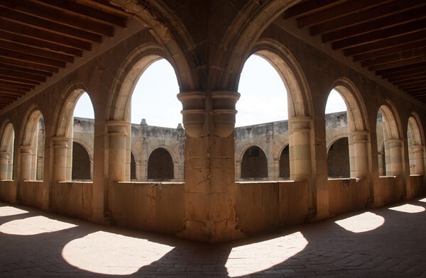 Santiago Matamoros, upper cloister ambulatory - Santiago Matamoros, church & cloister