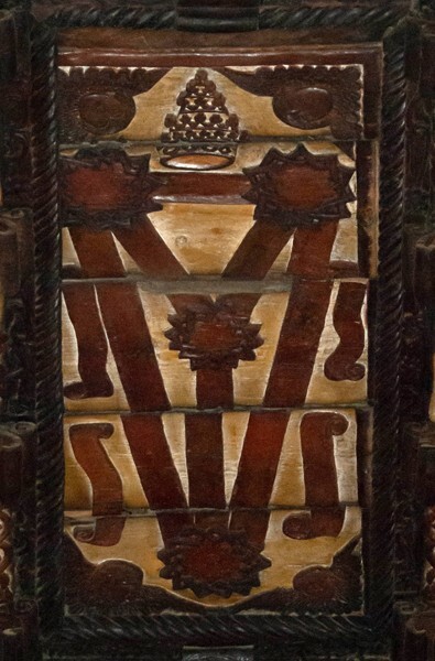 Sanctuary, alfarje ceiling, harneruelo - Santiago Apóstol