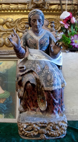 Santiago Apóstol, nave sculpture, St. Anne - Teotongo, Oaxaca