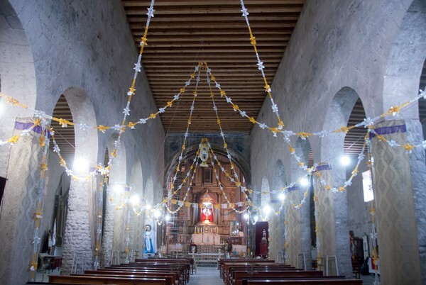 San Juan Bautista, nave basilica & chancel - San Juan Teposcolula, Oaxaca