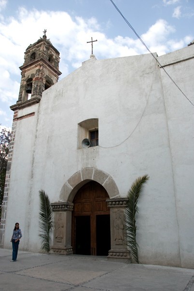San Mateo, façade & bell-tower - San Mateo Xóloc, México