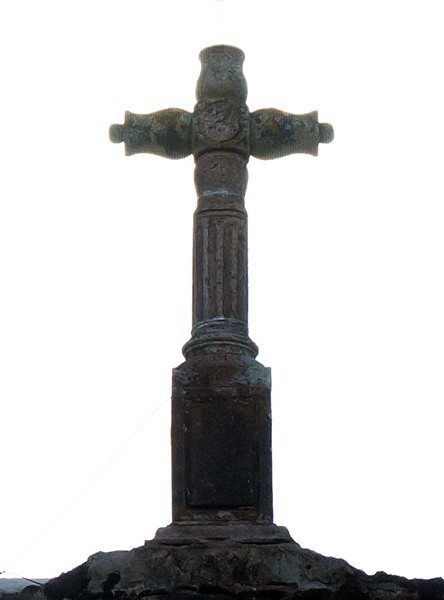 La Purísima Concepción, roof cross - Ahuacatlán, Nyarit