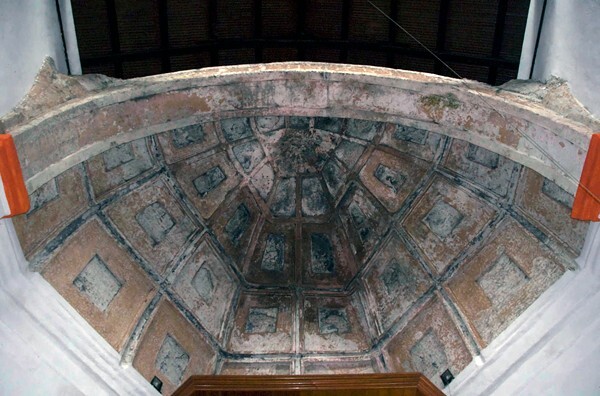 Chapultenango, Chiapas, La Asunción, apse vaulting - Chiapas