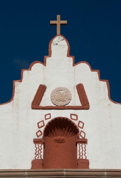 San Mateo, façade gable - Ixcuinquitlapilco, Hidalgo