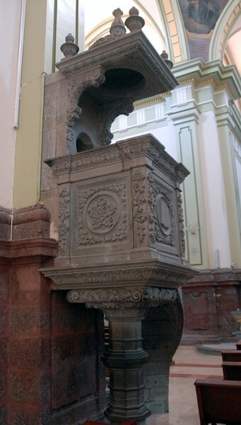 Nuestra Señora del Sagrario, pulpit - Tamazula de Gordiano, Jalisco