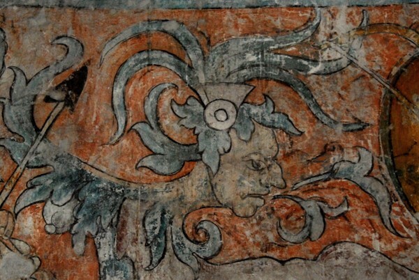 15_Ixmiquilpan, Hidalgo, San Miguel Arcángel, South nave mural3 - San Miguel Arcángel, nave, apse, & sotocoro murals