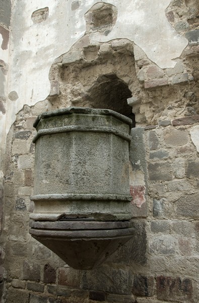 La Concepción Purísima, pulpit - Santa María Atlihuetzía (ruins), Tlaxcala