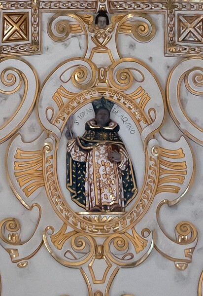 Convent stairwell vault, St. Thomas Aquinas - Convento