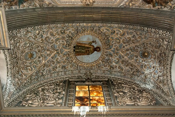 Transept vault, strapwork & lunette - Cupola, sanctuary, transepts & sotocoro