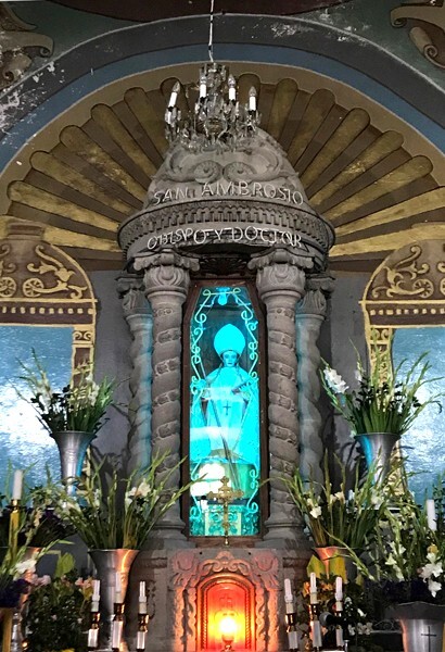 Texantla, Tlaxcala, San Ambrosio, high altar - Tlaxcala, Tlaxcala