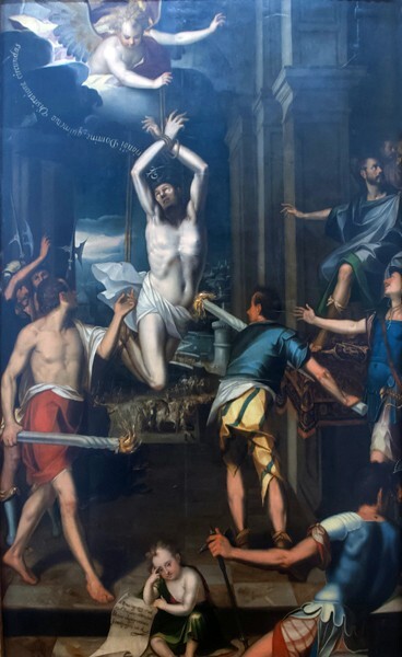 Baltasar de Echave Orio, Martyrdom of St. Pontianus - Museo Nacional de Arte