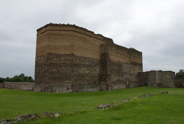 La Concepción Purísima, exterior nave & apse - Santa María Atlihuetzía (ruins), Tlaxcala