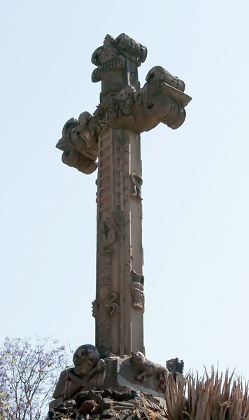 San Buenaventura, atrial cross front - Cuautitlán, México