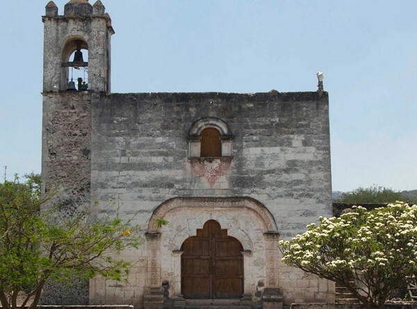 San Agustín, façade - Tepatetipa, Hidalgo