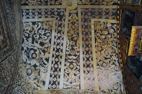 Vault, ceiling mural - Camarín de la Virgen