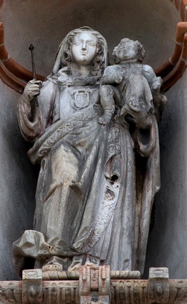 Façade sculpture, Our Lady of Mt. Carmel - Nuestra Señora del Carmen