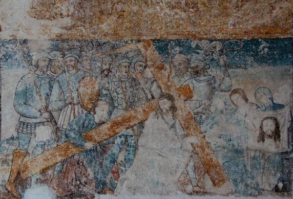 Convento mural, Via Crucis - San Pedro Apóstol
