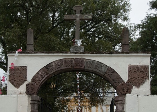 Santa María, atrial gate - Santa María Atlihuetzía, Tlaxcala