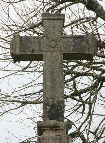 Cemetery cross, front - Charapán, Michoacán